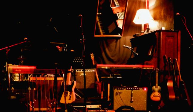 Stage Setup at the Cameron House